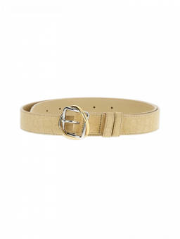 JACQUEMUS - Beige Logo Buckle Belt (28)