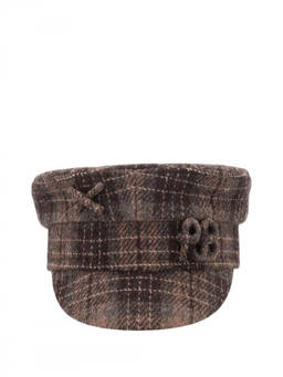 Ruslan Baginskiy - Brown Checks Baker Boy Cap