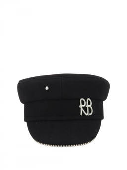 Ruslan Baginskiy - Black Logo Baker Boy Cap