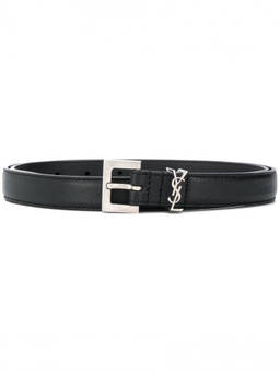 Saint Laurent - Black Leather Belt