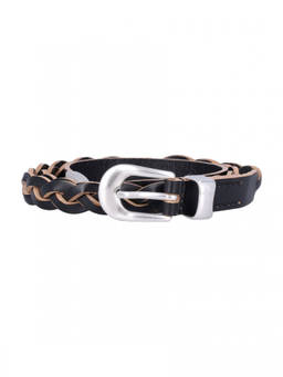 Our Legacy - Black Braided Buckle Belt