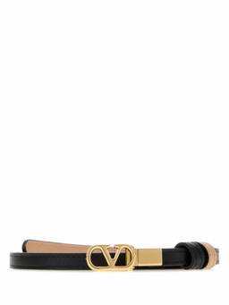 Valentino Garavani - Black Vlogo Reversible Belt