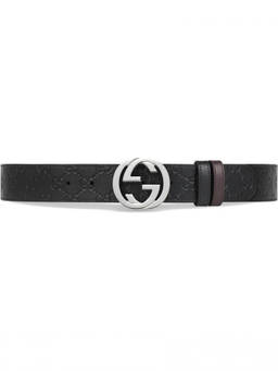 Gucci - Black Signature Logo Reversible Belt (26)