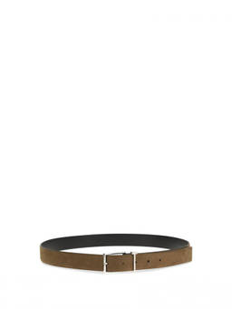 Tom Ford - Brown Textured Buckle Belt