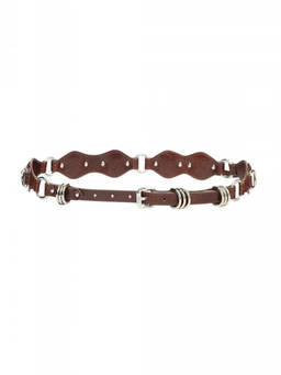 Isabel Marant - Brown Studded Buckle Belt