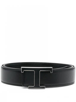 TOD'S - Black Timeless Solid Belt