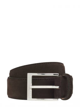 Boss - Dark Brown Textured Belt (30)