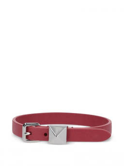 Valentino Garavani - Red Classic Textured Belt