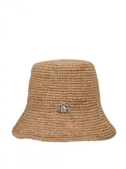 Vivienne Westwood - Beige Woven Bucket Hat