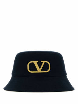 Valentino Garavani - Midnight Blue Logo Bucket Hat