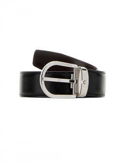 Montblanc - Black Cut To Size Solid Belt