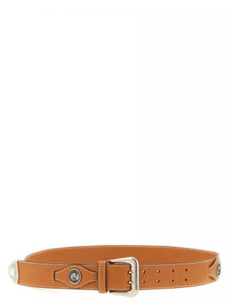 Ermanno Scervino - Brown Logo Coin Belt