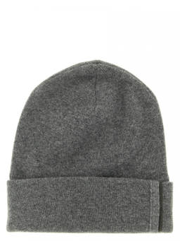 Brunello Cucinelli - Grey Monile Beanie Hat