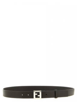Fendi - Dark Brown Ff Buckle Belt