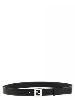 Fendi - Black Ff Logo Buckle Belt