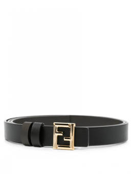 Fendi - Black Logo Buckle Belt