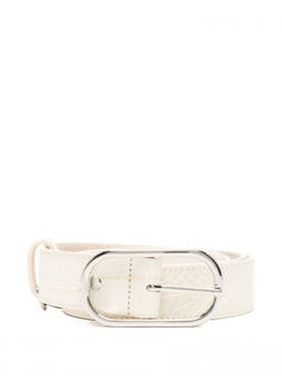 HERSKIND - White Hannah Buckle Belt