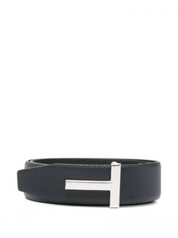 Tom Ford - Blue Logo Buckle Reversible Belt