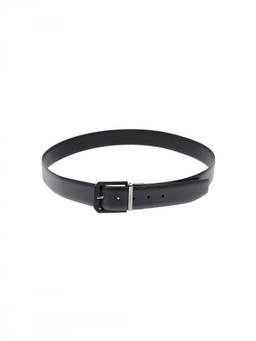 Zegna - Black Leather Reversible Belt (38)