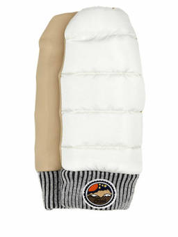 Chloe - Two-Tone Fingerless Gloves