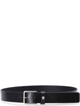 Boss - Black Logo Buckle Solid Belt (30)