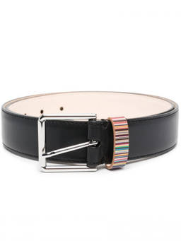 Paul Smith - Black Signature Buckle Belt