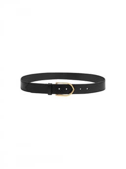 JACQUEMUS - Black Logo Buckle Belt (30)