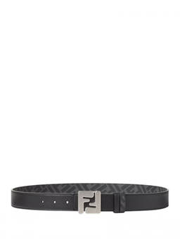 Fendi - Black Logo Belt