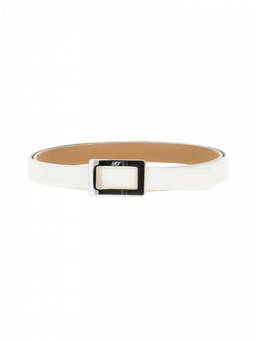 Roger Vivier - White Logo Buckle Belt (30)
