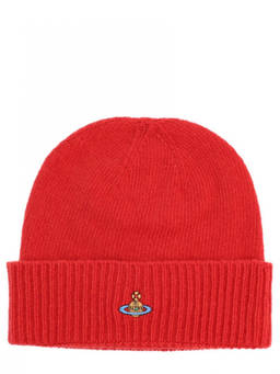 Vivienne Westwood - Red Logo Beanie Cap