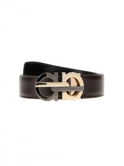 Ferragamo - Brown Solid Belt (34)