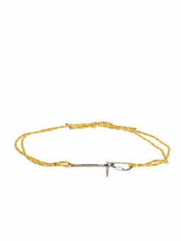 Dsquared2 - Yellow Solid Rope Belt (32)