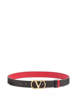 Valentino Garavani - Black Vlogo Signature Belt