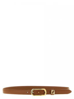 Fendi - Brown Logo Buckle Belt