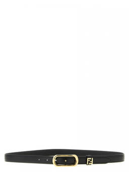 Fendi - Black Logo Buckle Belt