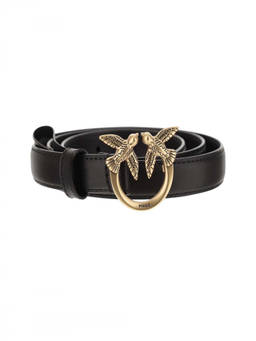 Pinko - Black Logo Belt