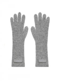 JACQUEMUS - Grey Grosgrain Wool Gloves