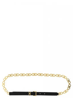 Ferragamo - Black Gancini Chain Belt