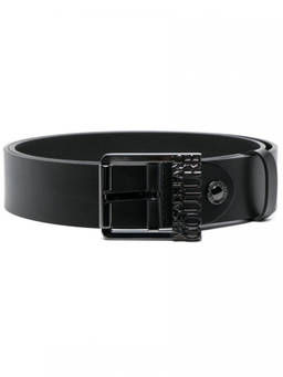Versace Jeans Couture - Black Logo Buckle Belt (28)