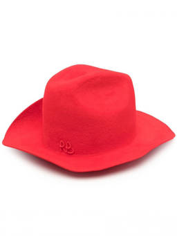 Ruslan Baginskiy - Red Logo Fedora Hat