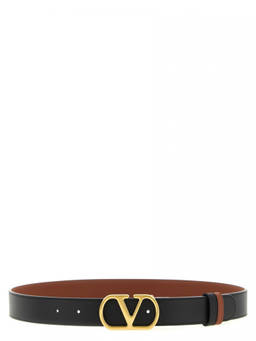 Valentino Garavani - Multicolour Vlogo Solid Formal Belt