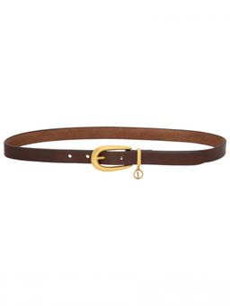 Saint Laurent - Brown Cassandre Solid Formal Belt