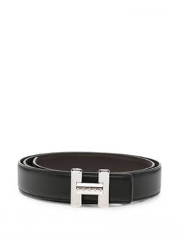 Hogan - Black Solid Formal Belt