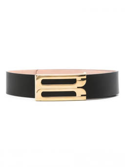 Victoria Beckham - Black Logo Buckle Belt (22)