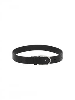 JACQUEMUS - Black Solid Buckle Belt