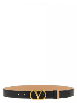 Valentino Garavani - Black Vlogo Reversible Belt (24)