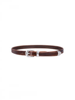 Our Legacy - Dark Brown Solid Belt