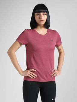 Puma - Pink Train All Day Heather Women's Training T-Shirt