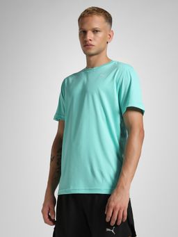 Puma - Turquoise Solid Running Faster Men's T-Shirt