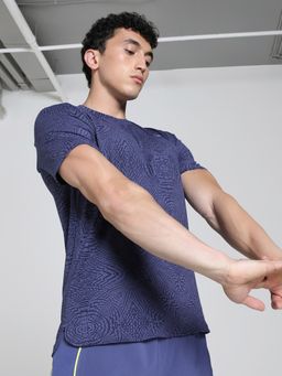 Puma - Navy Blue Move Cloud Spun Men's Printed T-Shirt